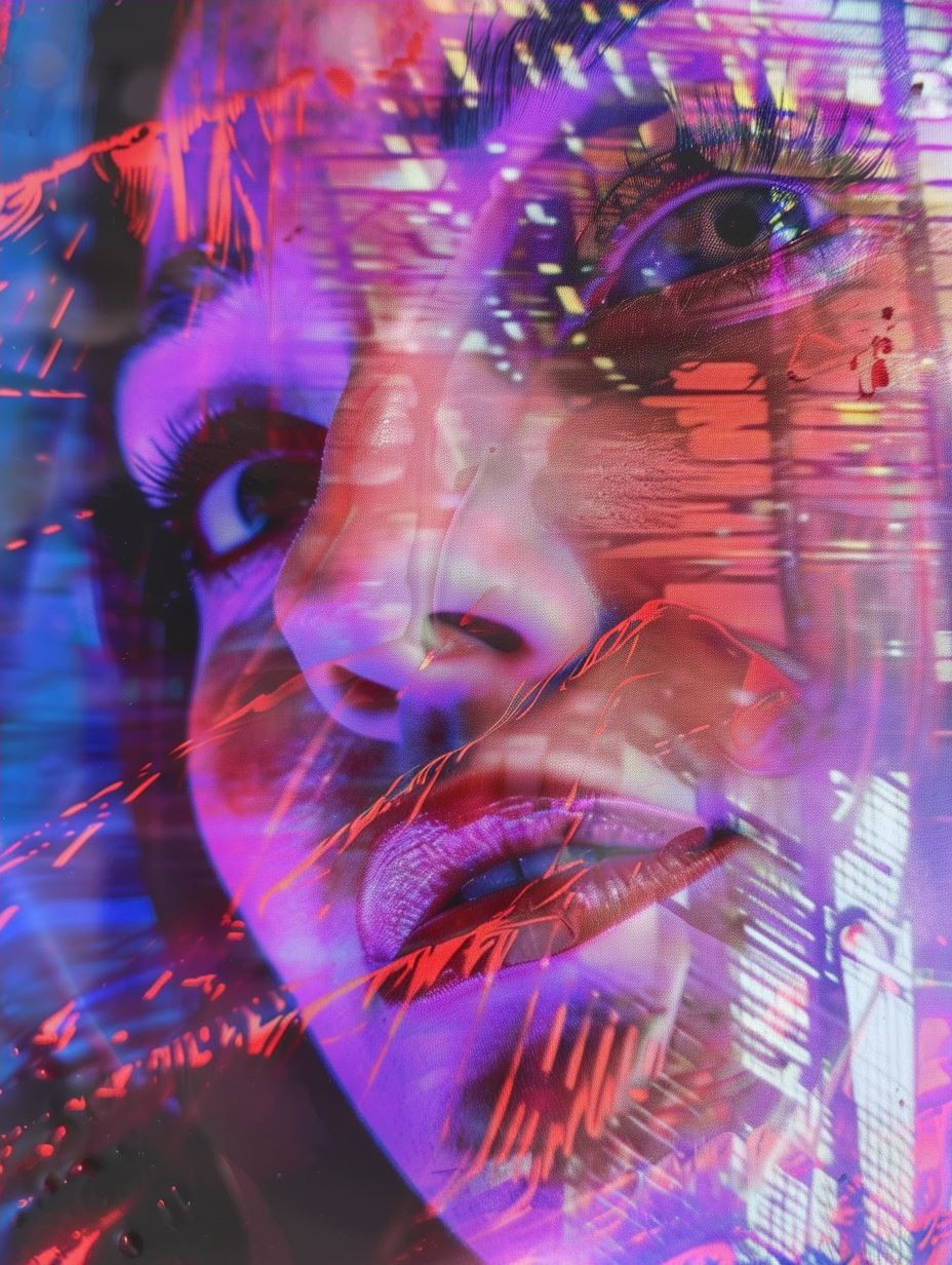 Digital Echoes of a Neon Soul - Image 4