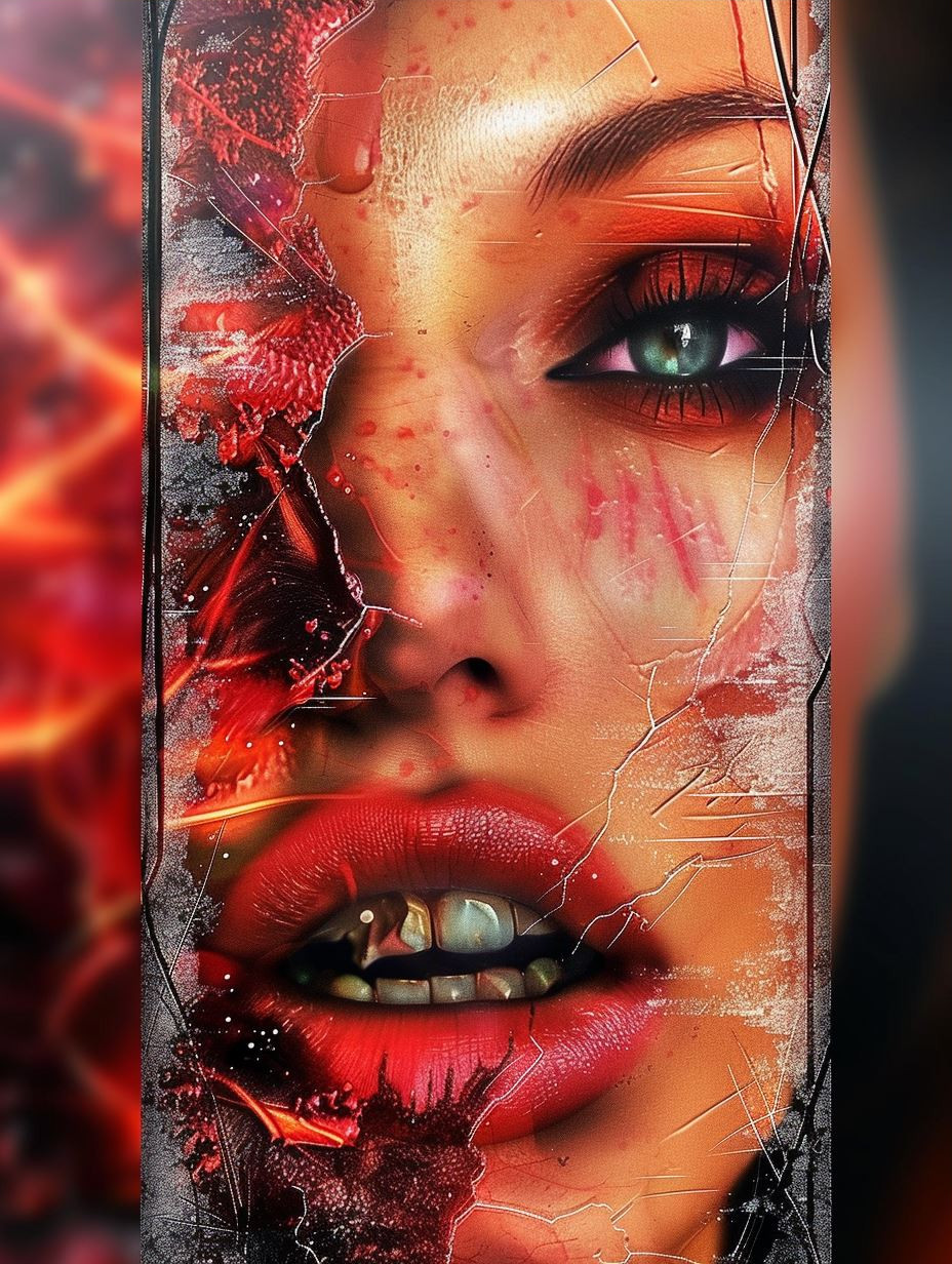 Ethereal Gaze in Liquid Light - Image 3