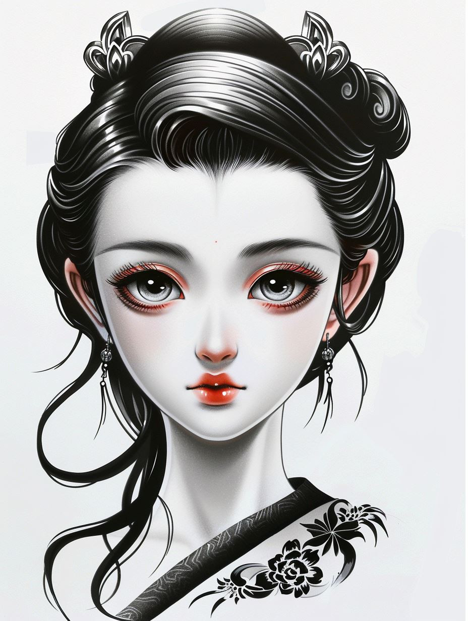 Celestial Ink Maiden - Image 1