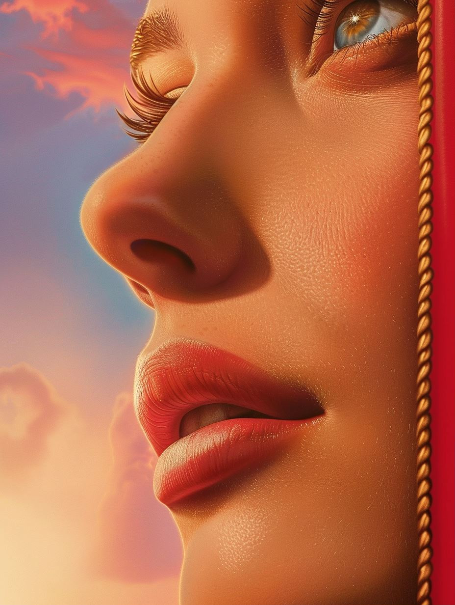 Ethereal Gaze of Divine Beauty - Image 1