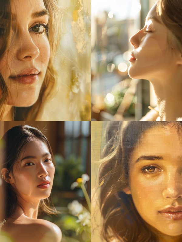 Golden Hour Glow: Ethereal Beauty Portraits