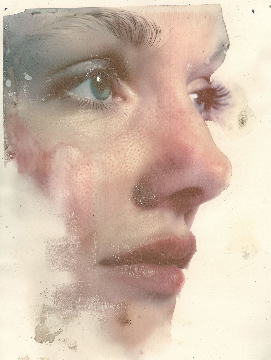 Ethereal Porcelain Skin Portrait - Image 2