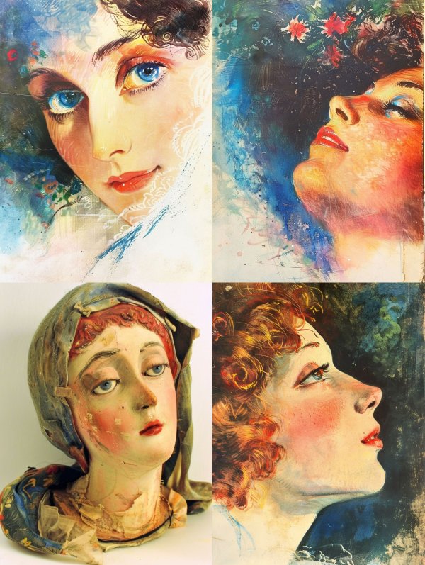 Ethereal Visions of Classical Beauty