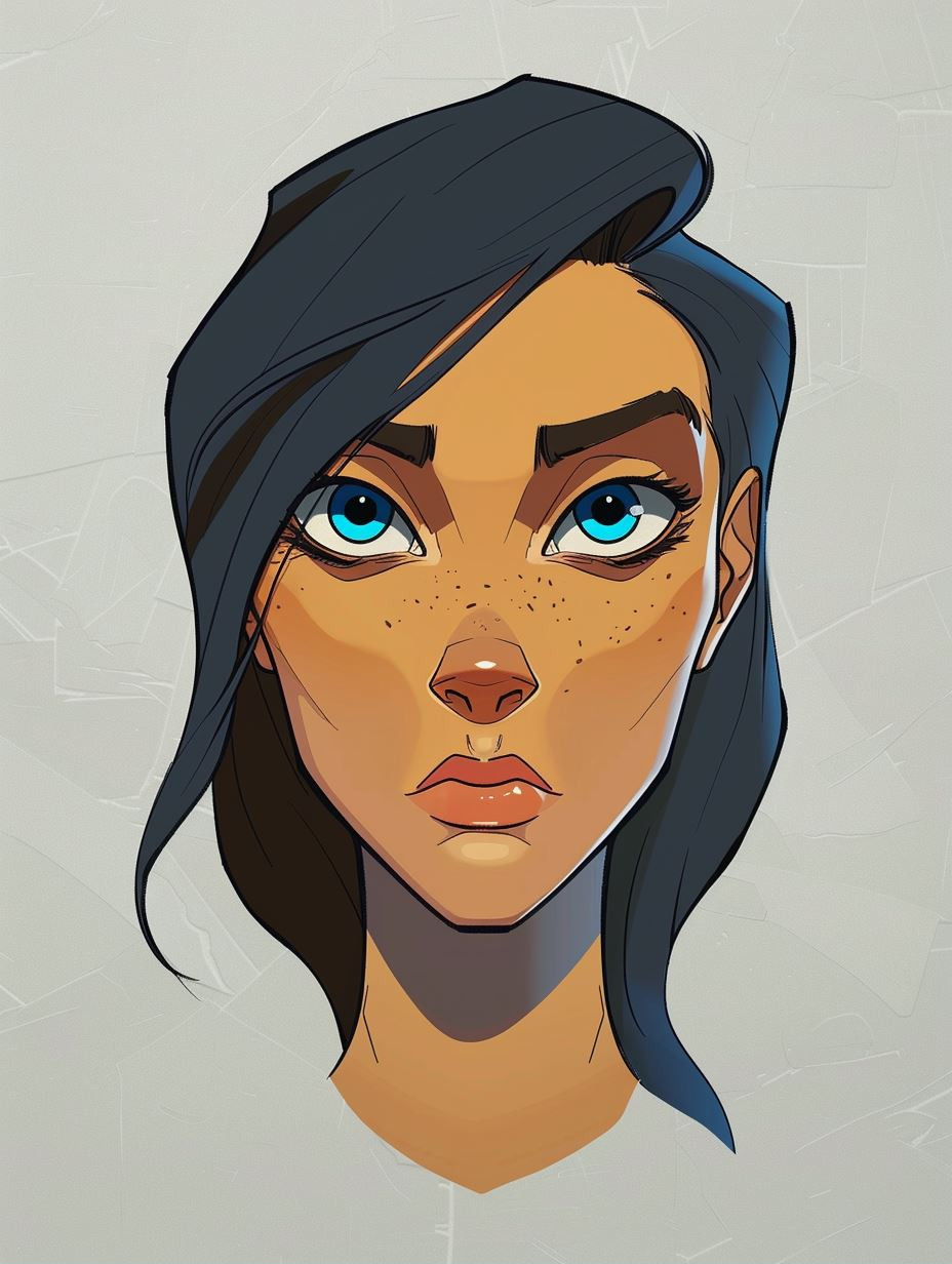 Stylized Modern Digital Portraiture - Image 1