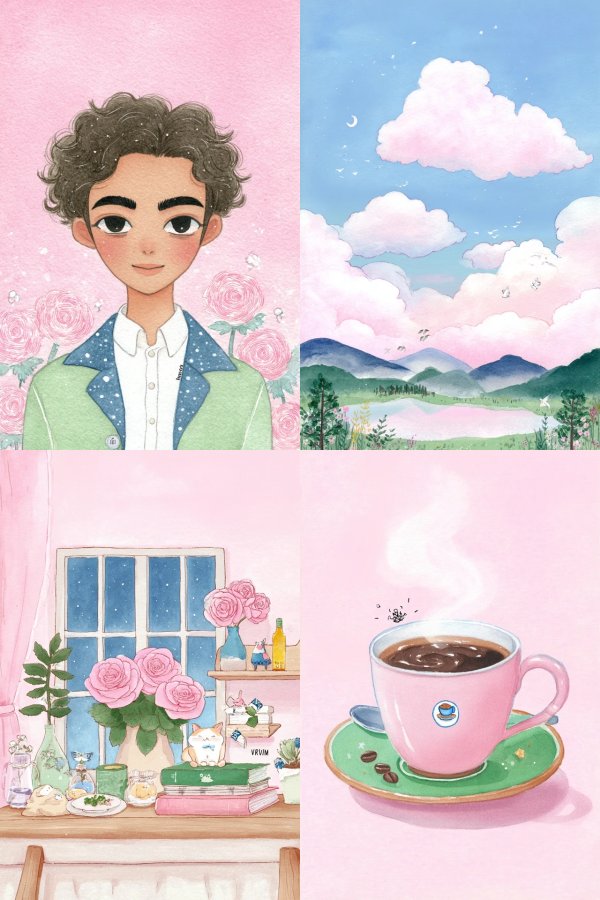 Pastel Dreams and Morning Coffee