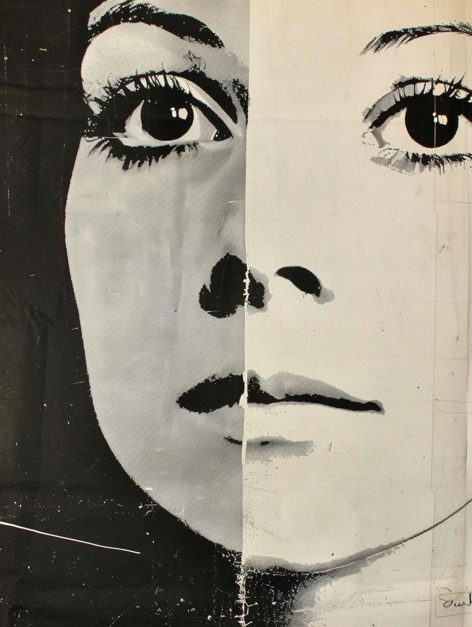 Vintage Pop Art Portrait Collage - Image 4