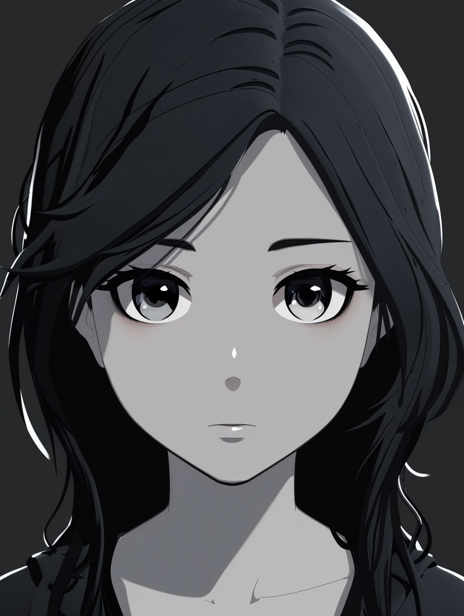 Noir Cinematic Anime Portrait - Image 3