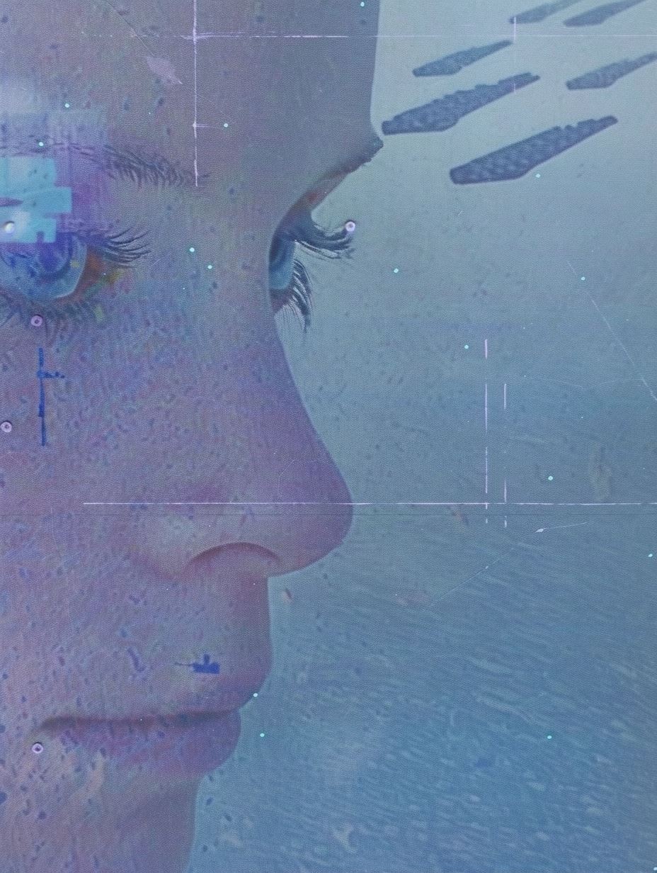 Ethereal Digital Dreamscape Portrait