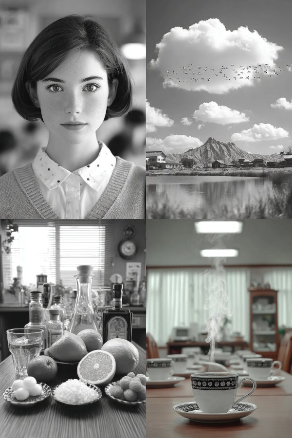 Timeless Monochrome Gaze