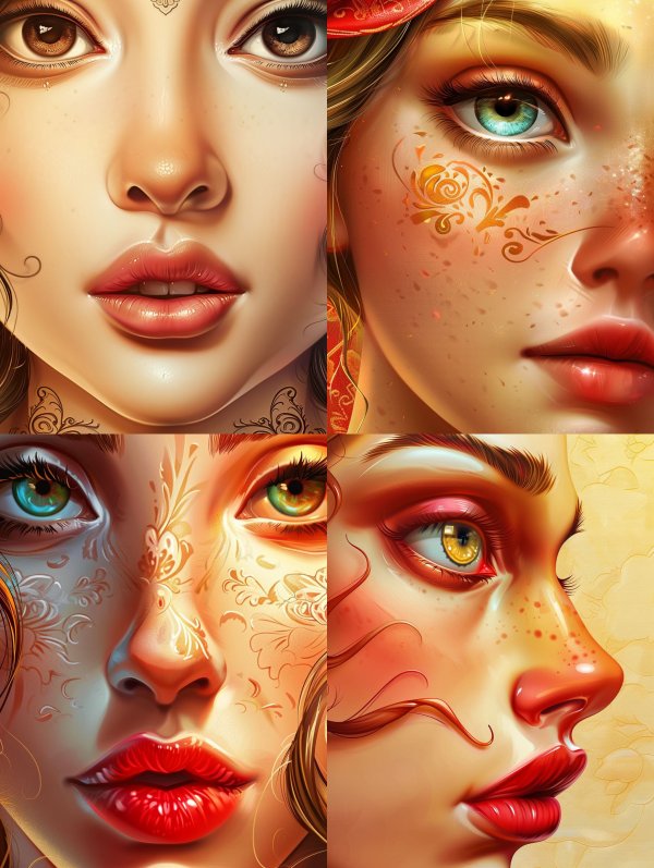 Luminous Porcelain Beauty