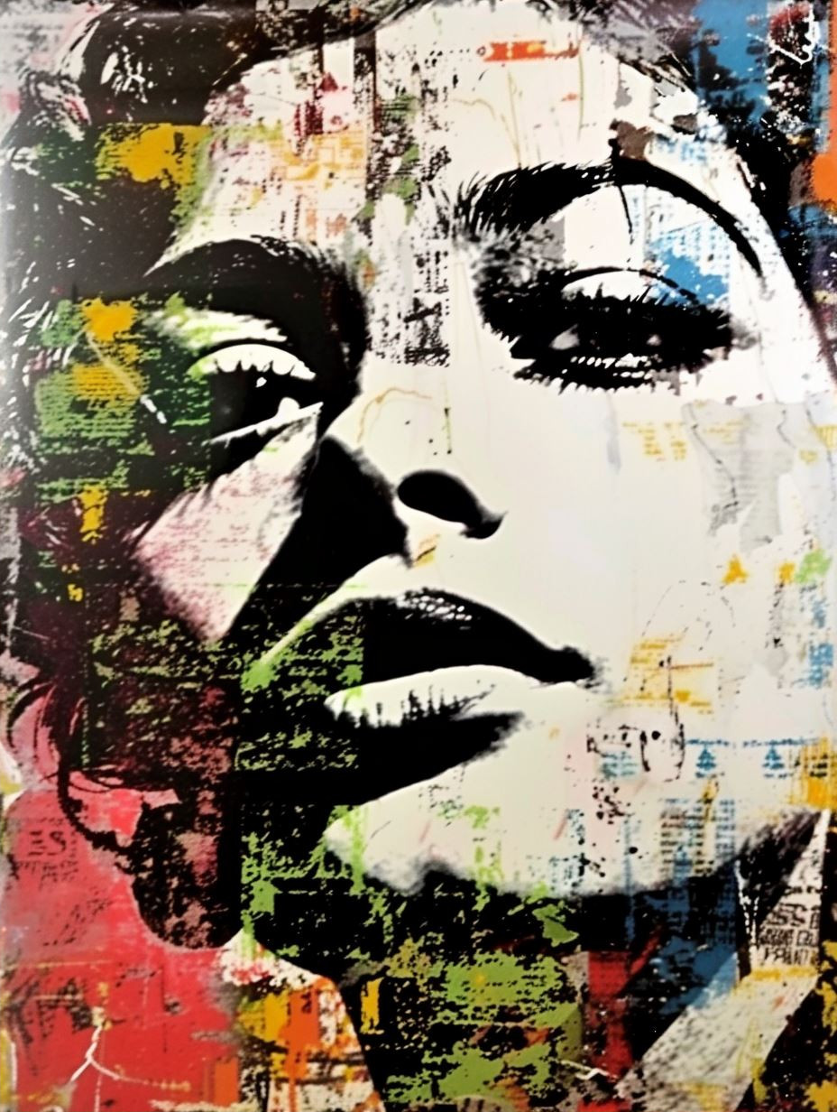 Abstract Urban Portrait Collage - Image 2