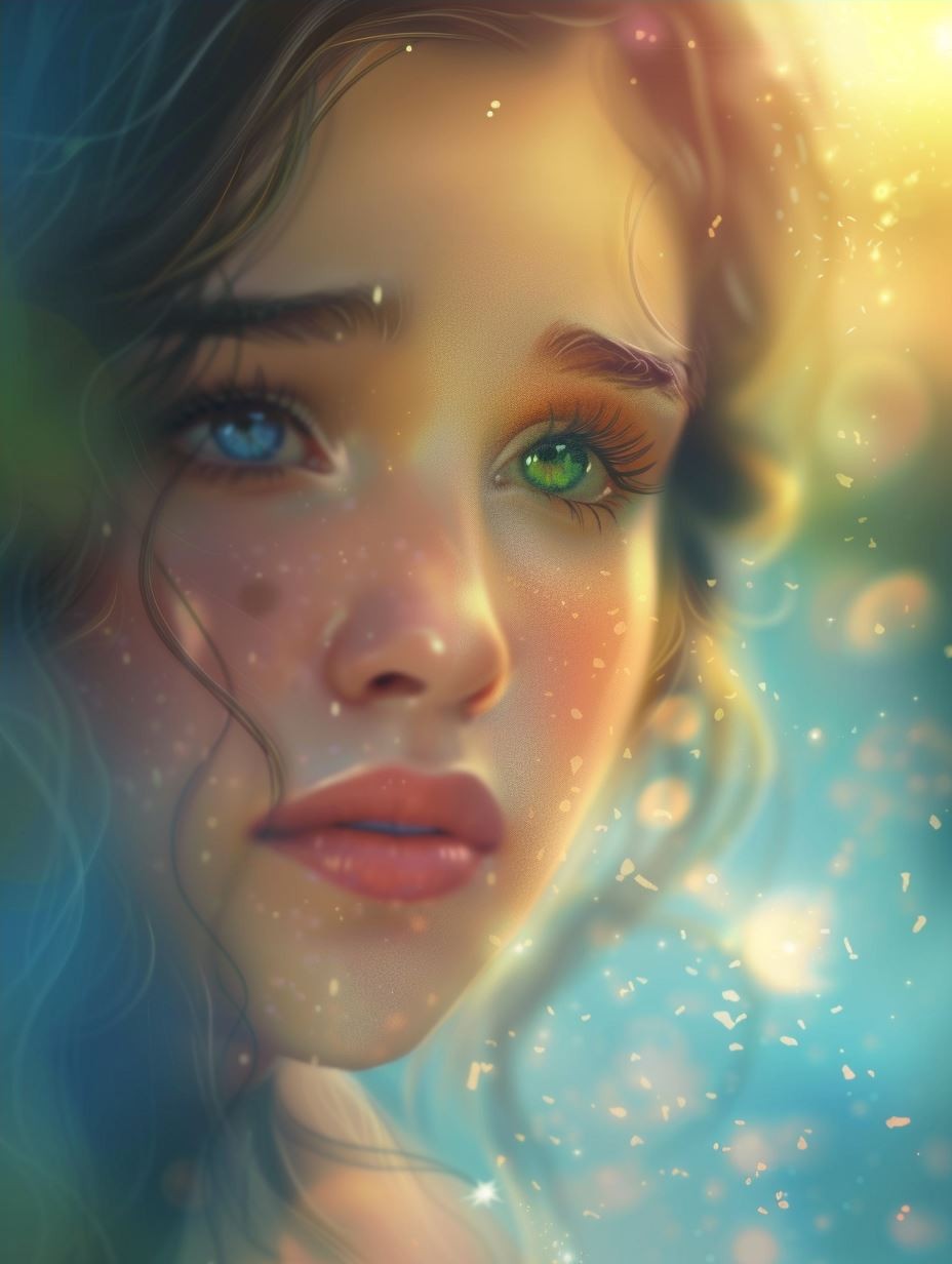 Ethereal Gaze of a Mystical Maiden - Image 4