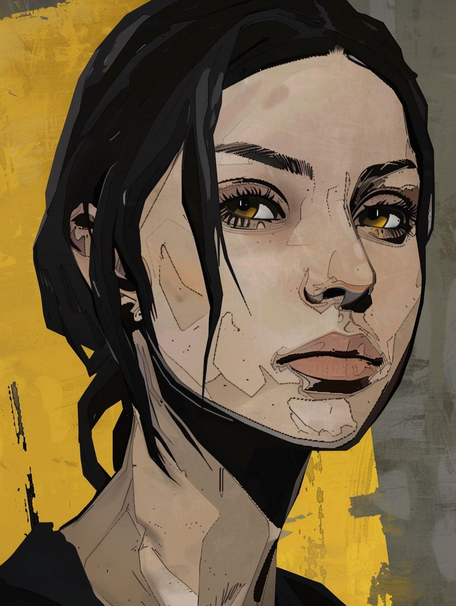 Urban Grit Graphic Portrait - Image 2