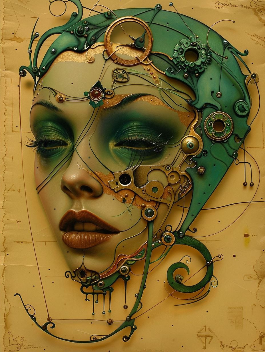 Surreal Ethereal Biomechanical Portraits - Image 2