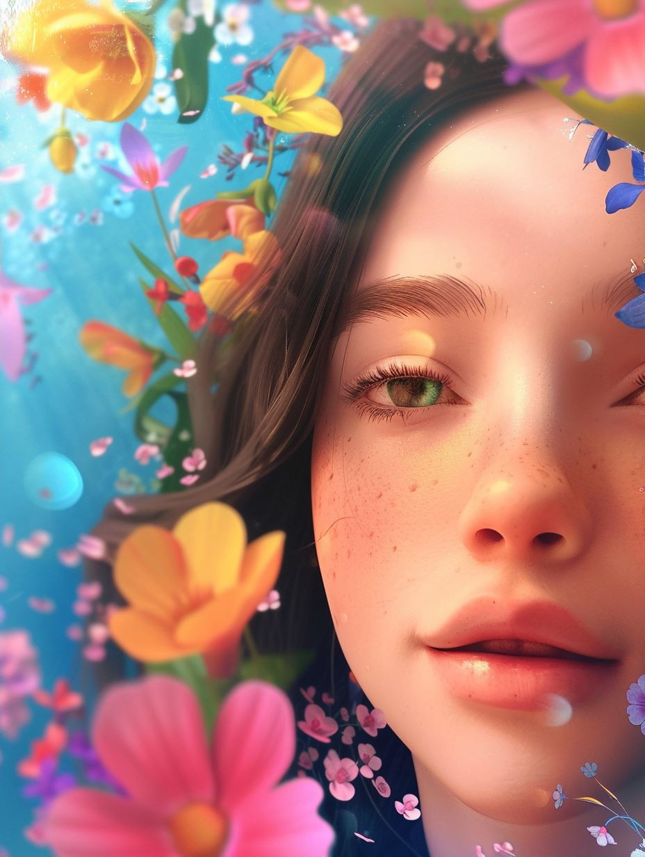 Vibrant Ethereal Floral Portraits - Image 2