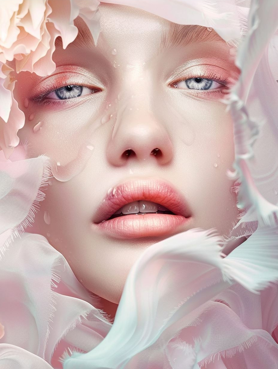 Ethereal Dream of Pale Petals - Image 3