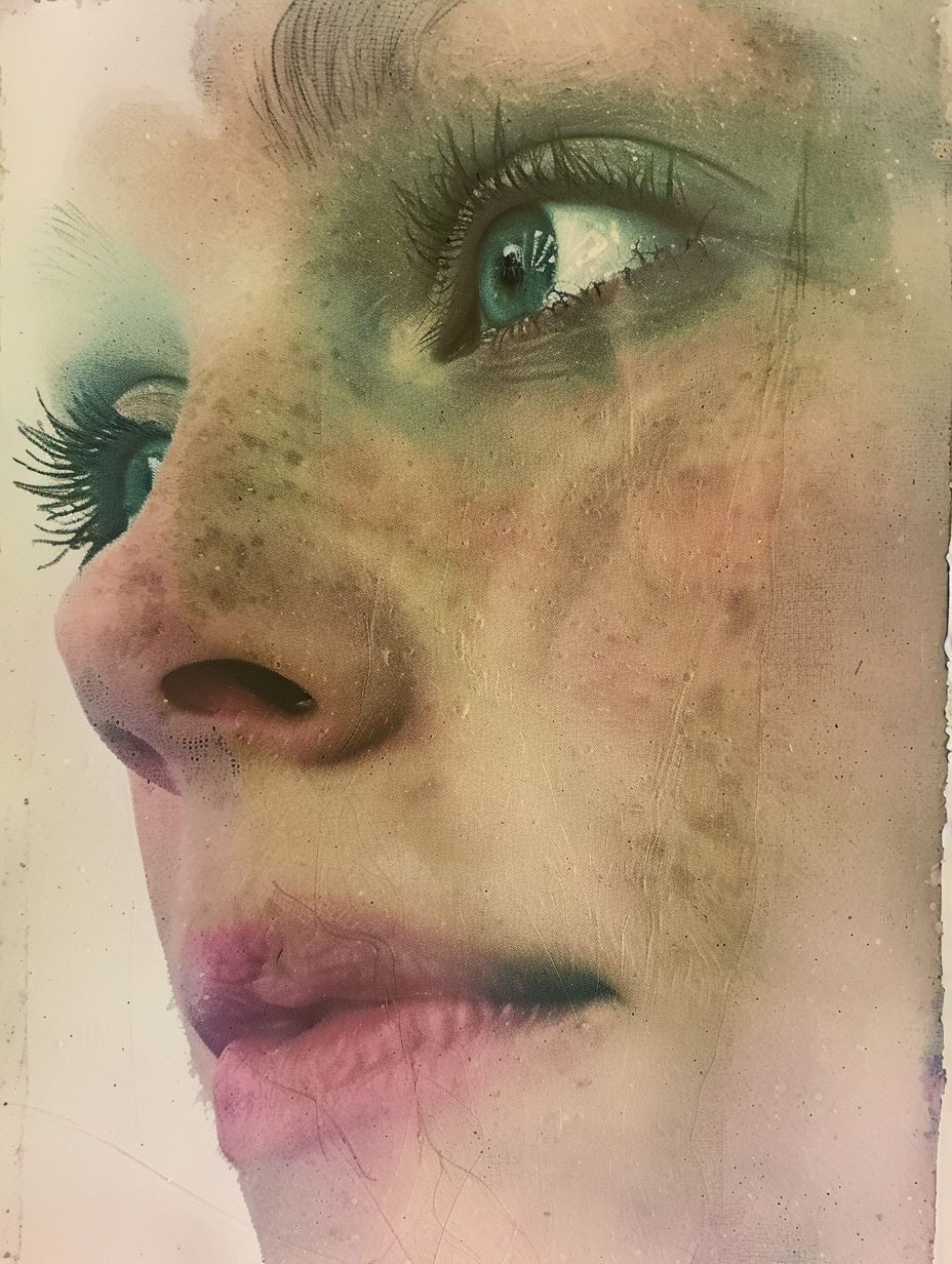Ethereal Porcelain Skin Portrait - Image 4
