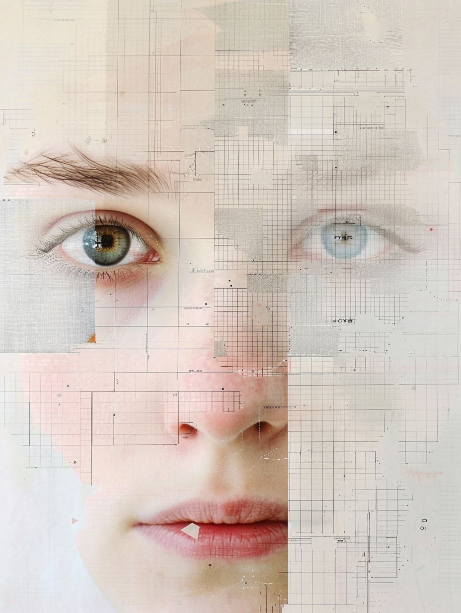 Fragmented Ethereal Portrait Study - Image 4