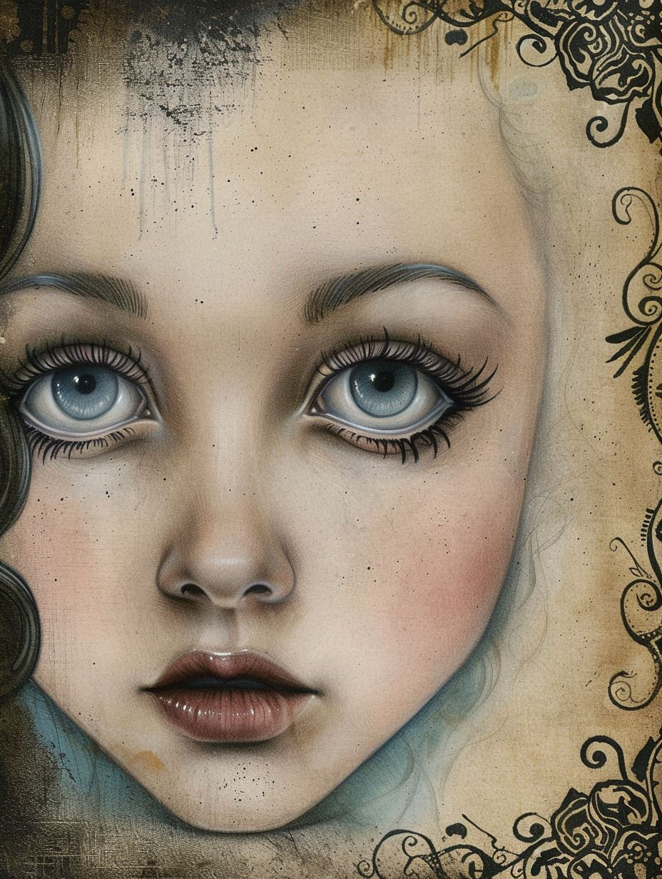 Melancholic Vintage Portrait Studies - Image 1
