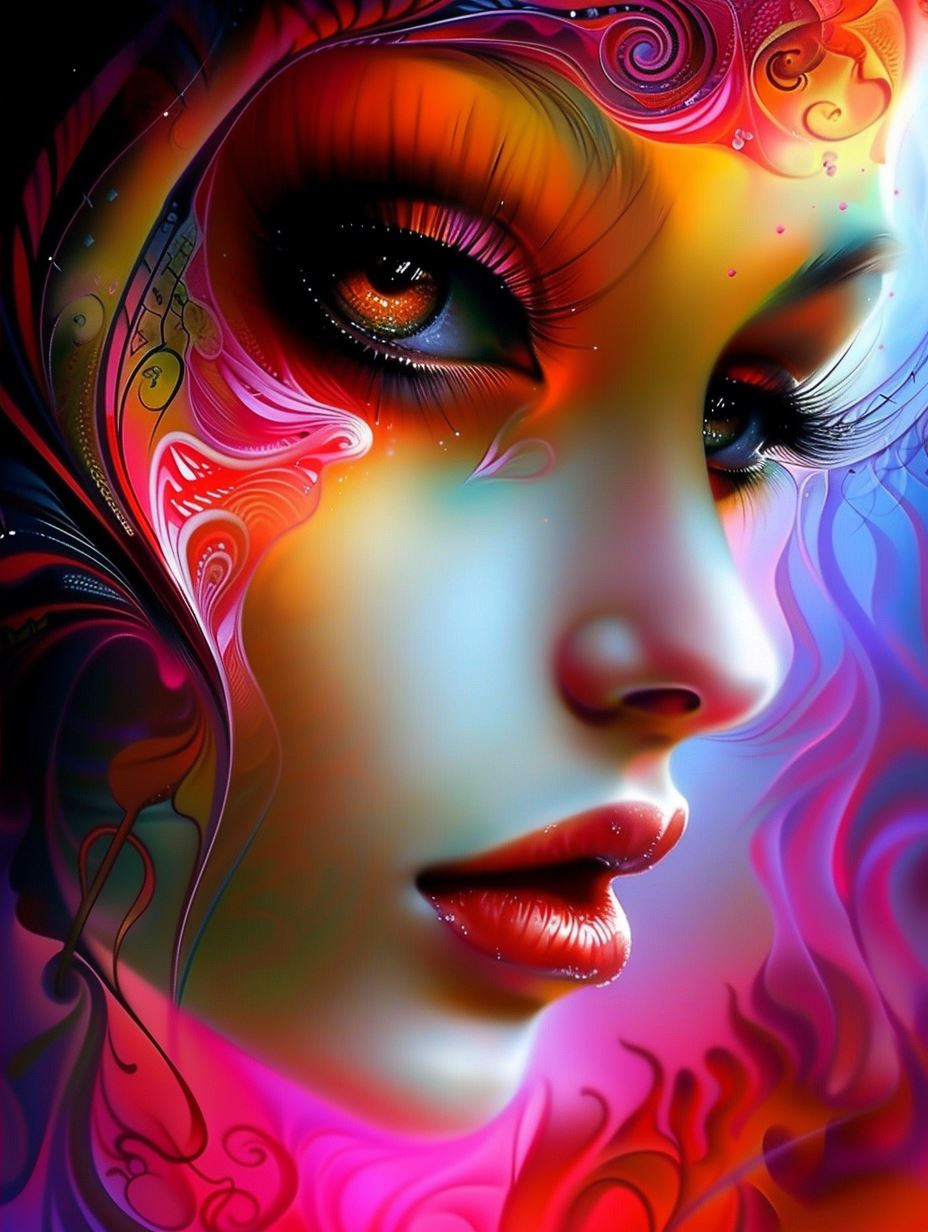 Psychedelic Floral Muse - Image 2