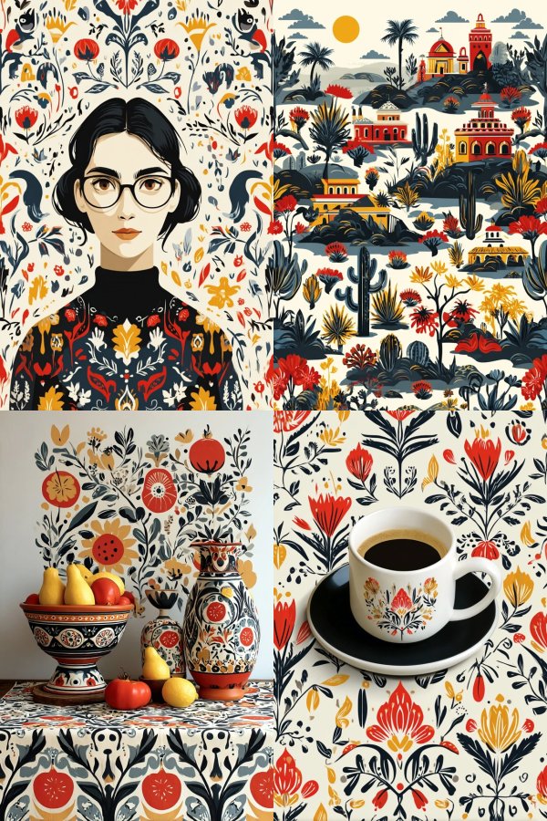 Botanical Folk Portrait