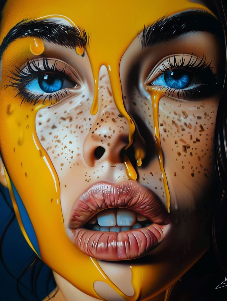 Vibrant Fusion of Color and Beauty - Image 2
