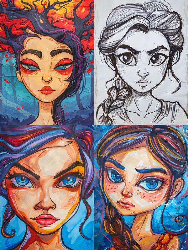 Ethereal Portraits of Stylized Women