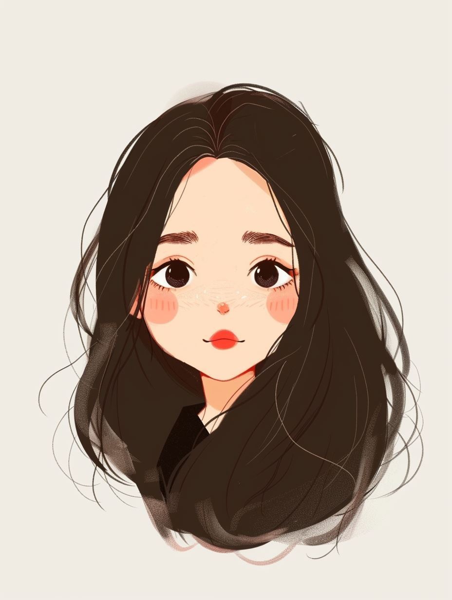 Soft Minimalist Anime Portraits - Image 1