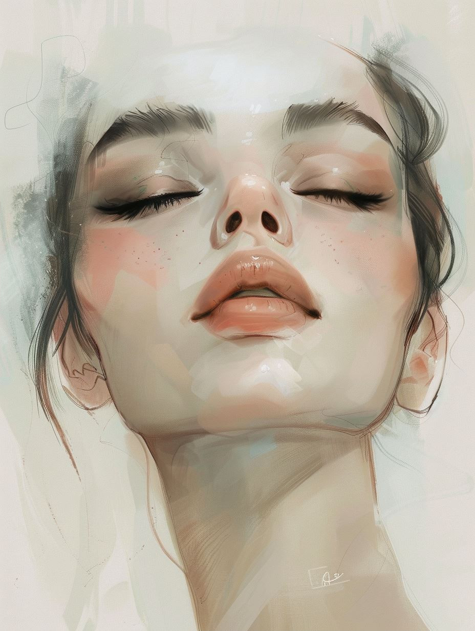 Ethereal Whispers of Digital Beauty - Image 2