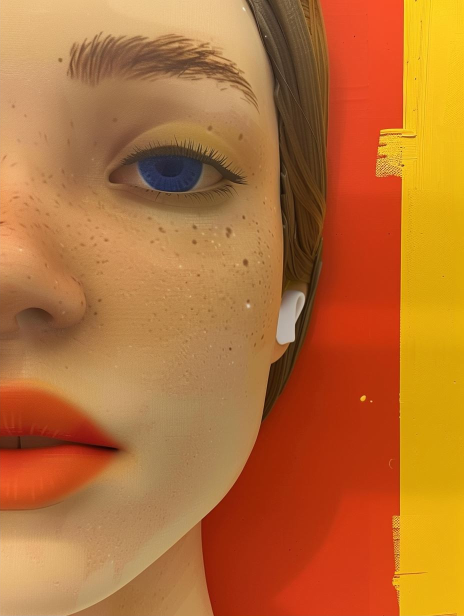 Digital Portraits of Stylized Female Faces - Image 2