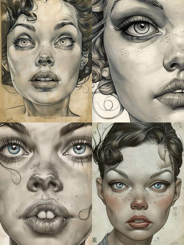 Ethereal Gaze: A Study in Detail