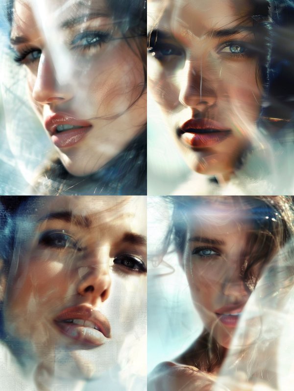 Ethereal Veils of Soft Light
