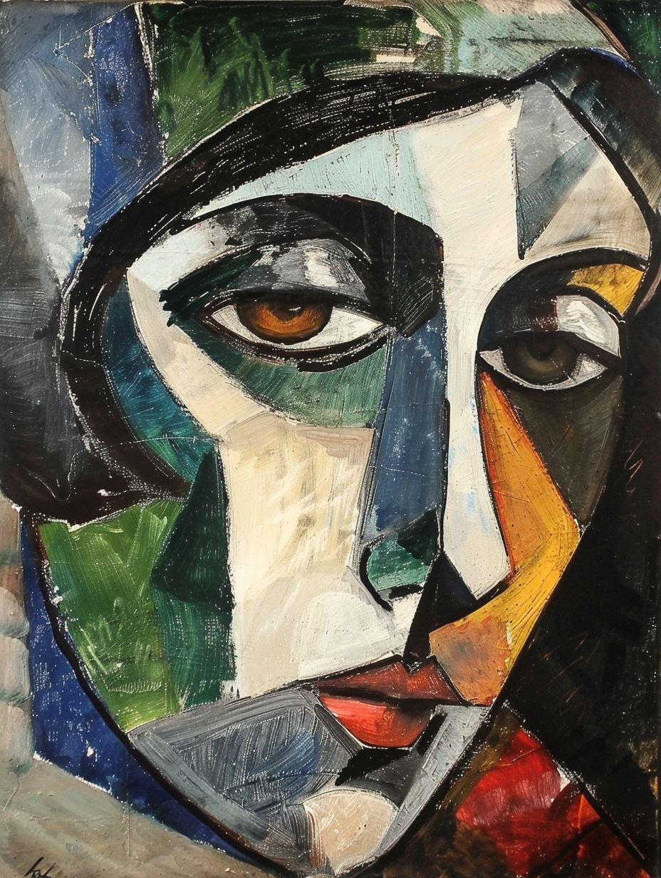 Fragmented Faces of Cubist Emotion - Image 2