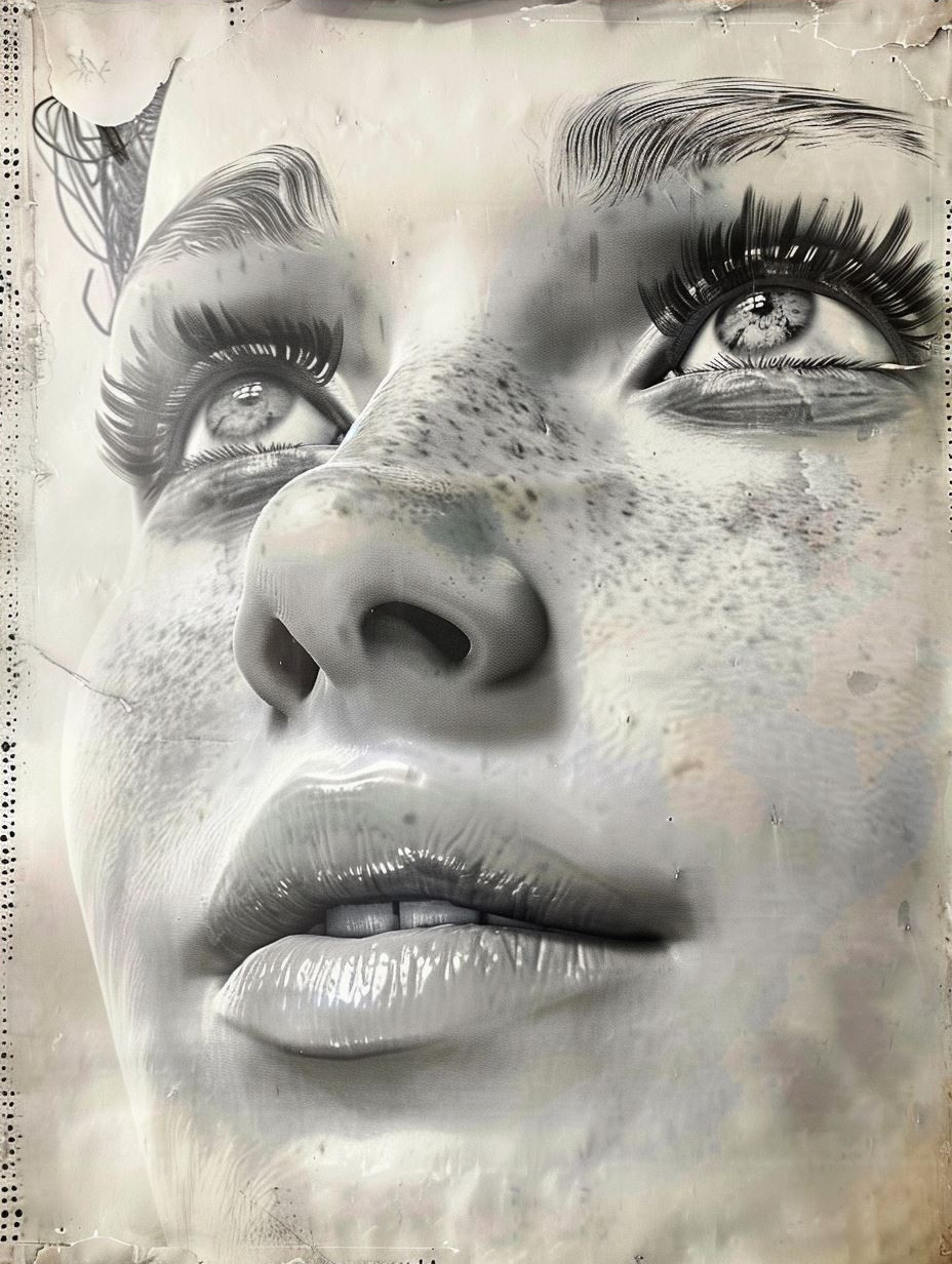 Ethereal Freckled Dream Portrait - Image 4