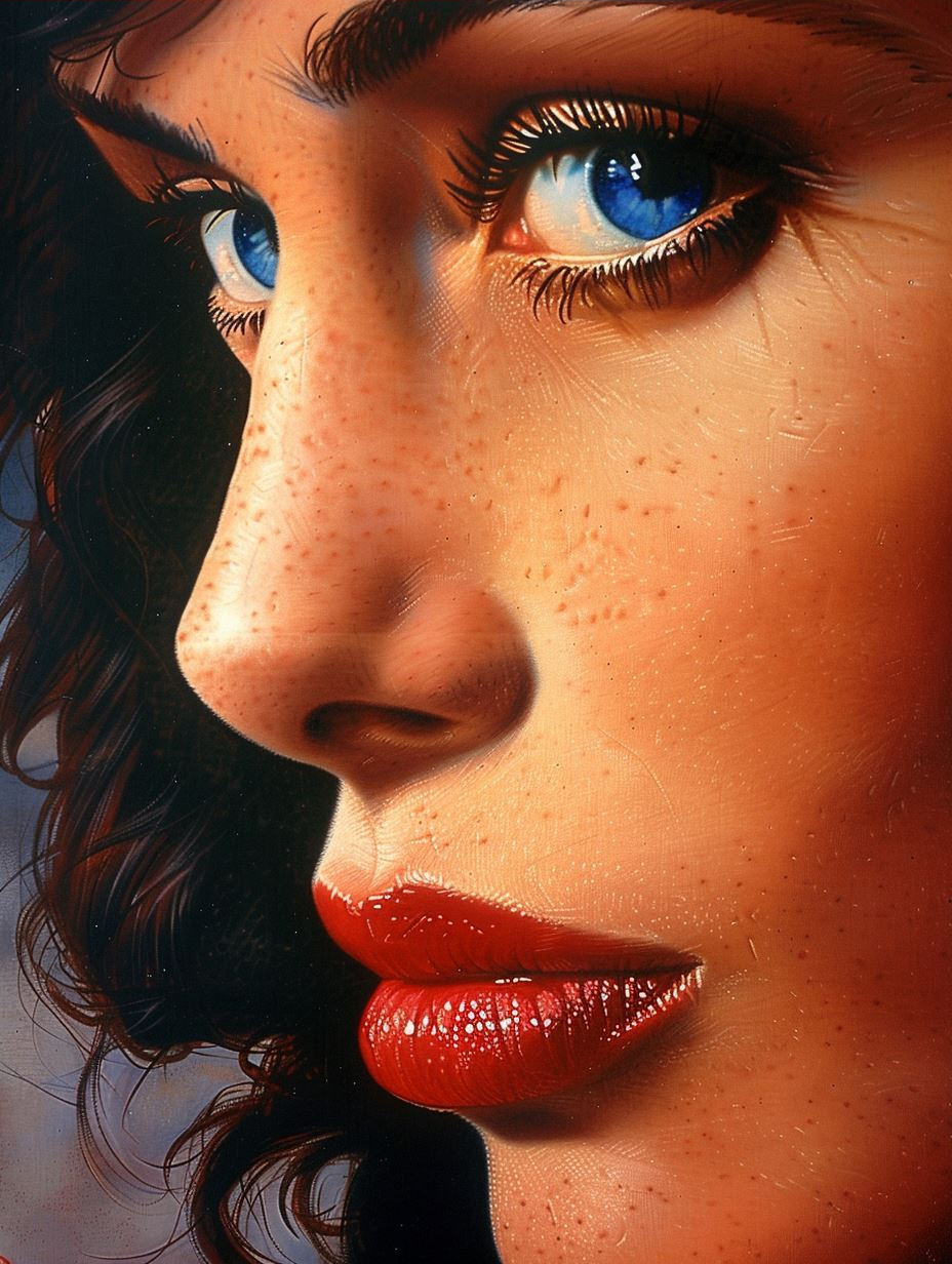 Crimson Veil Gaze - Image 3
