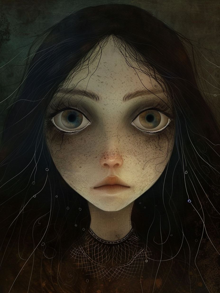 Haunting Gaze of Melancholy - Image 3