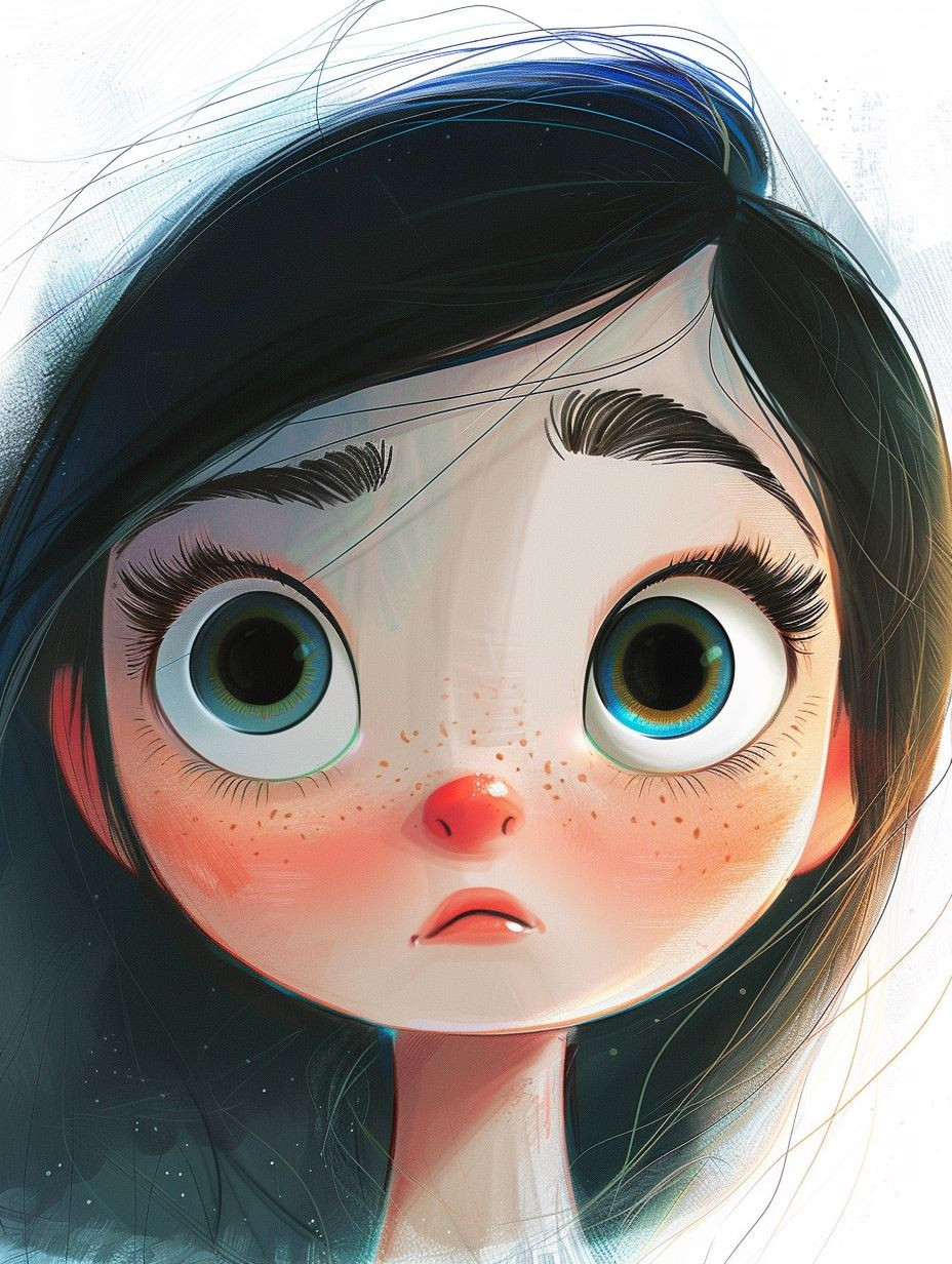 Whimsical Digital Portrait Studies - Image 1