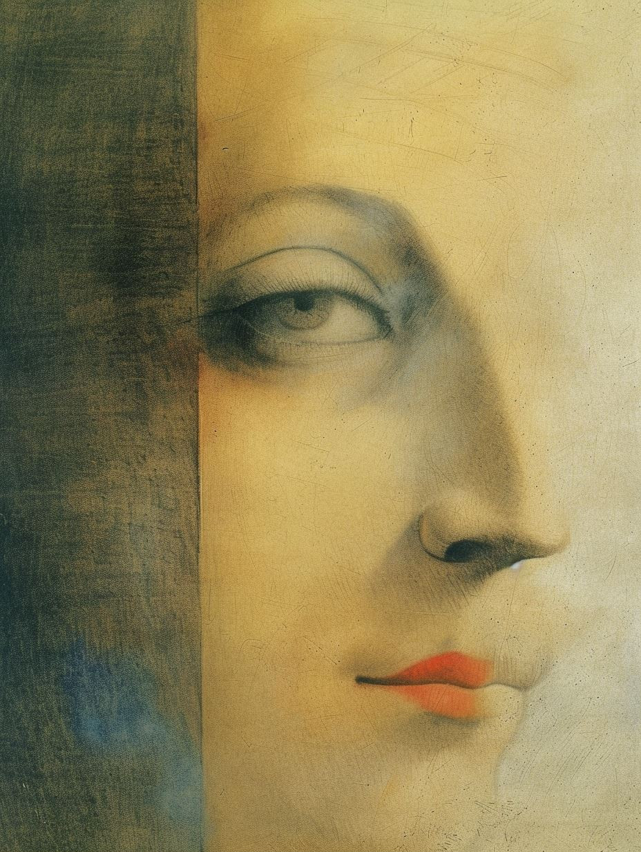 Ethereal Whispers of Silent Faces - Image 1