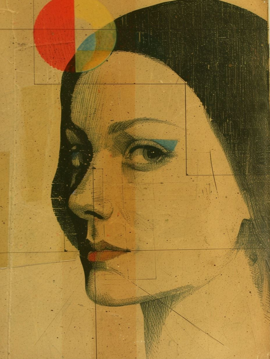 Fragmented Portraits of Ethereal Grace - Image 1