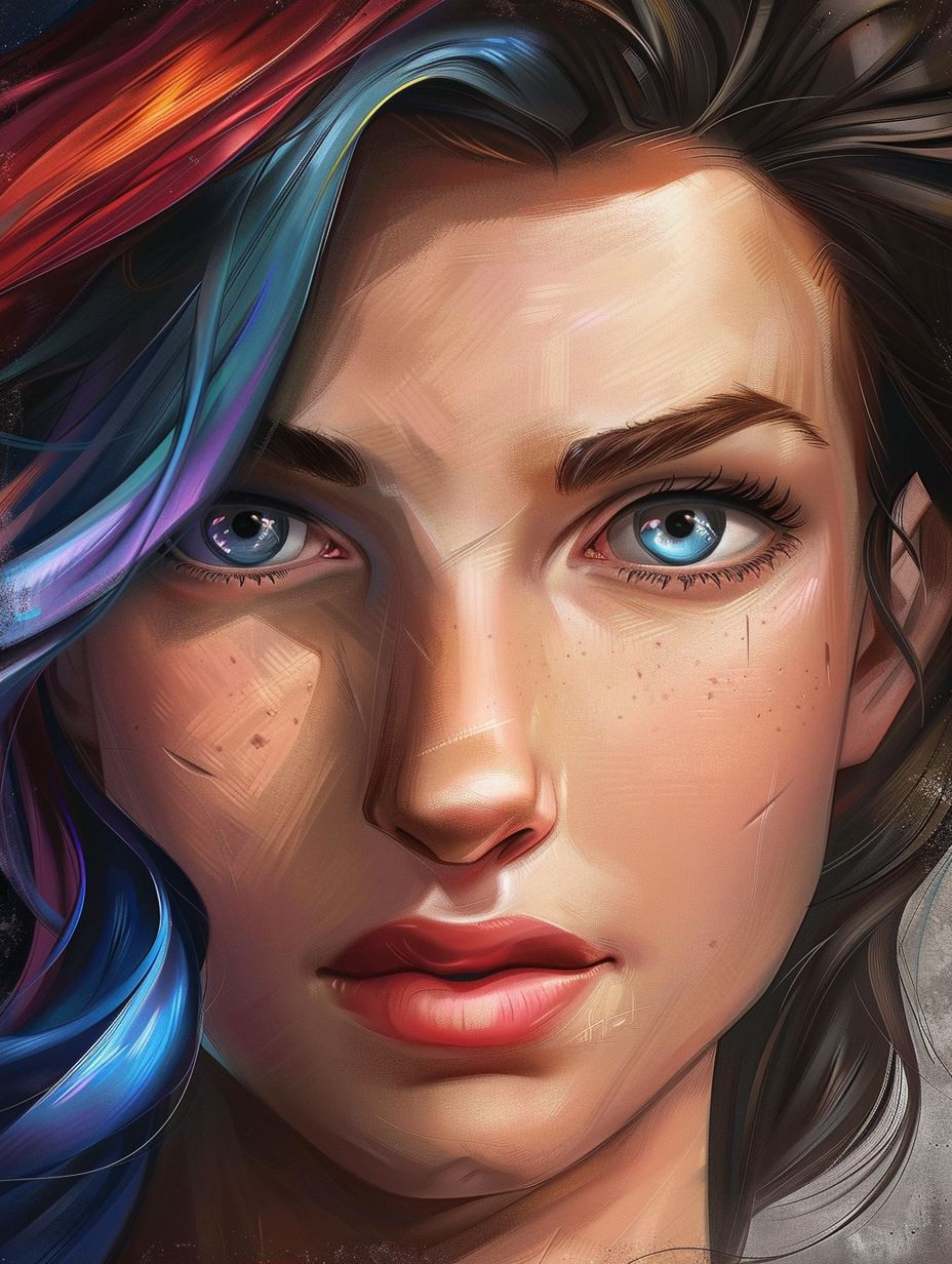 Hyper-Realistic Digital Portraiture Study - Image 2