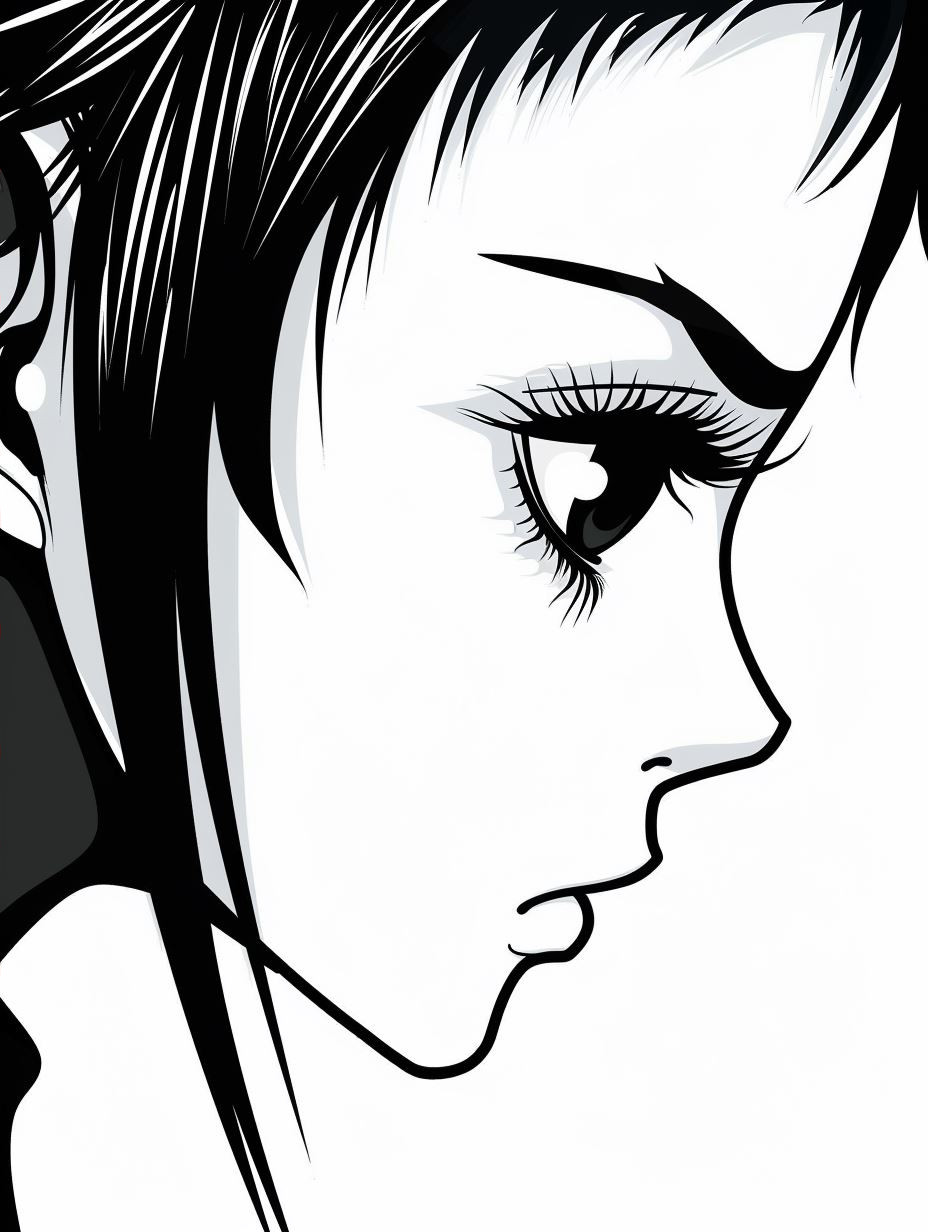 Crimson Gaze Gothic Pop Art - Image 2
