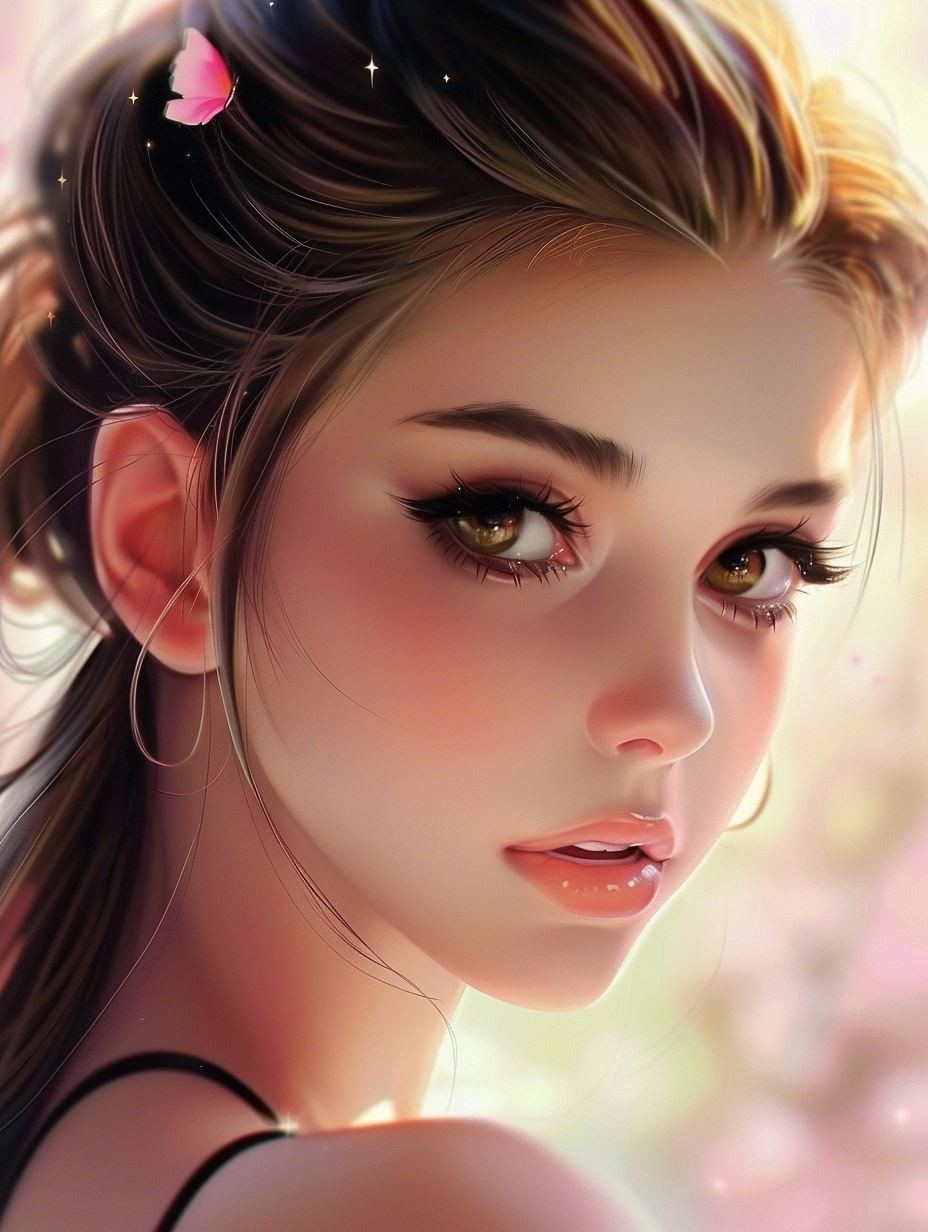 Ethereal Beauty: AI-Generated Digital Portraits - Image 4