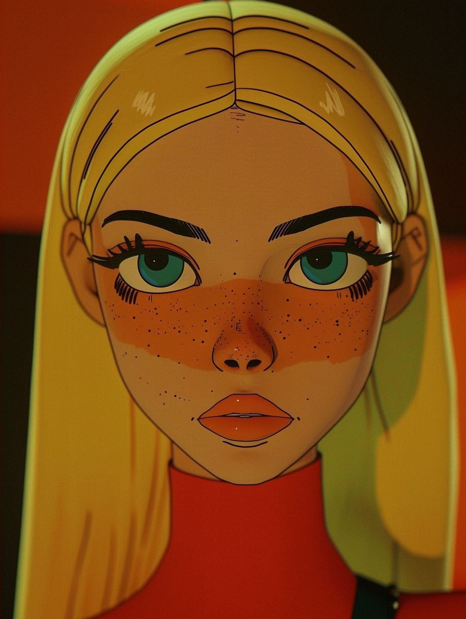 Vibrant Pop Art Portraits of Four Women - Image 2