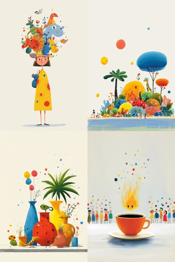 Whimsical Worlds of Color and Imagination