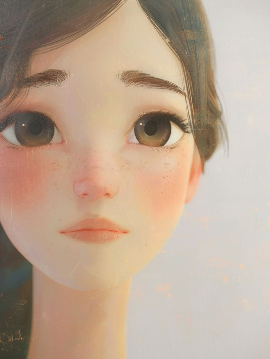 Ethereal Soft Focus Anime Portrait - Image 3