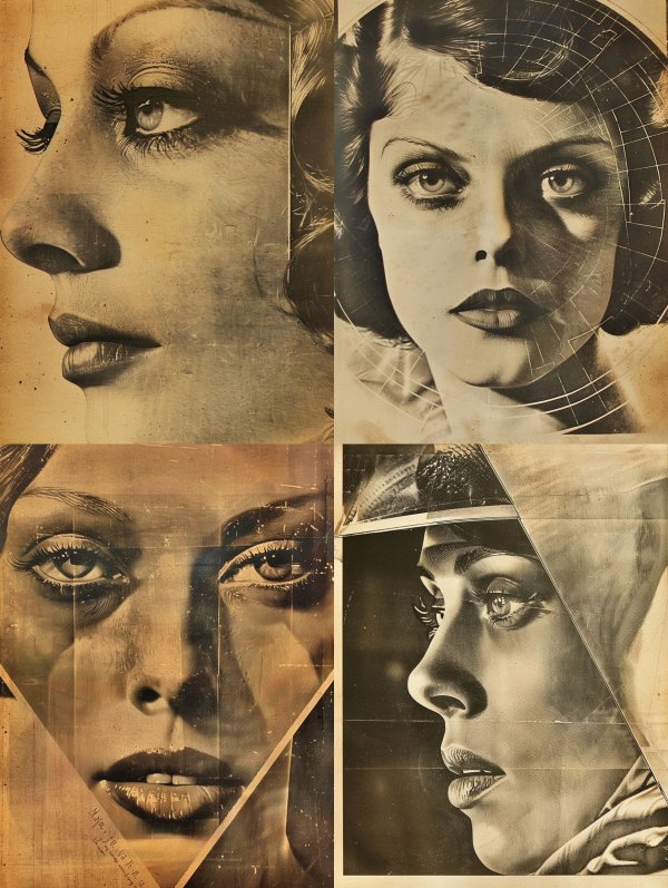 Vintage Sepia Glamour