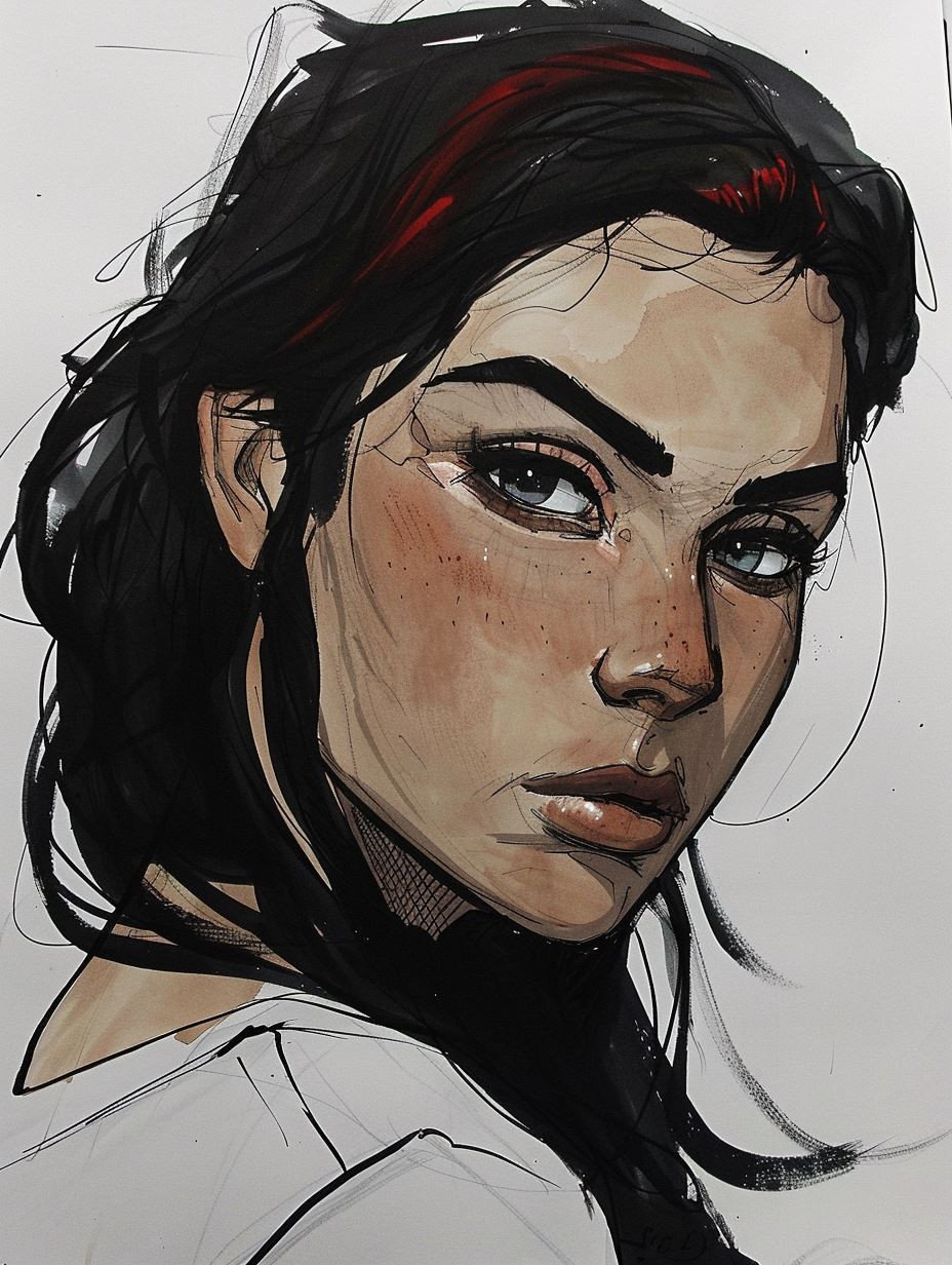 Moody Digital Character Concept Sketches - Image 4