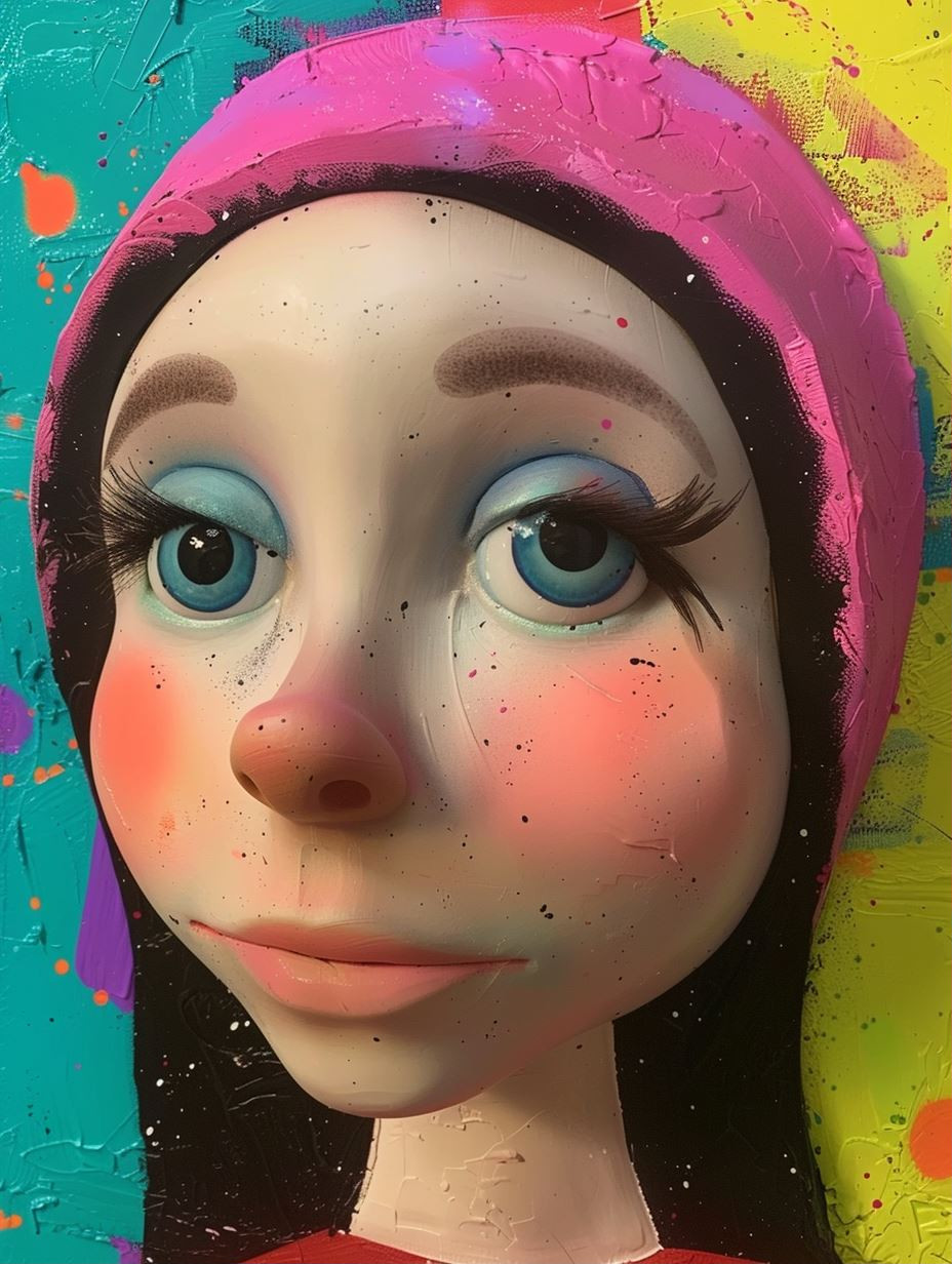 Vibrant Visions of Stylized Feminine Portraits - Image 1