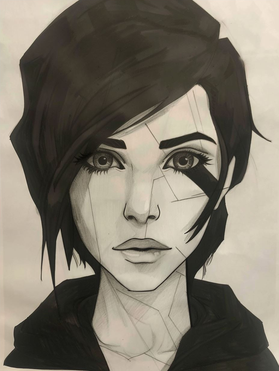 Cyberpunk Visions: Four Digital Portraits - Image 4