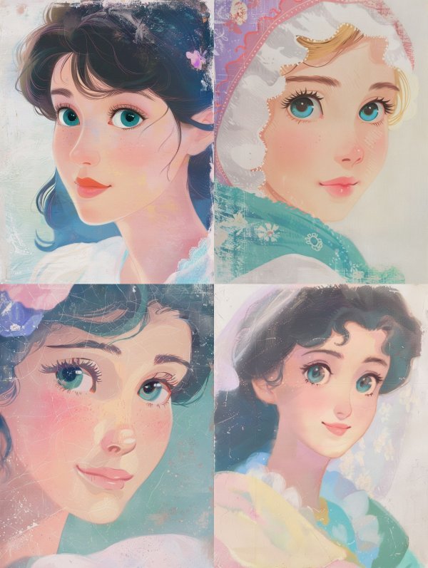 Ethereal Dreamy Anime Portrait